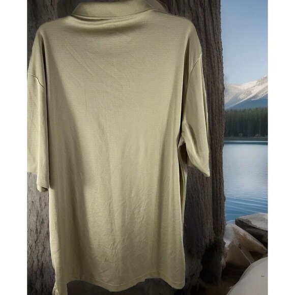 Pittsburgh Panthers Columbia Golf Polo Shirt Mens  2XL Wheat-yellow‎ - Picture 3 of 11